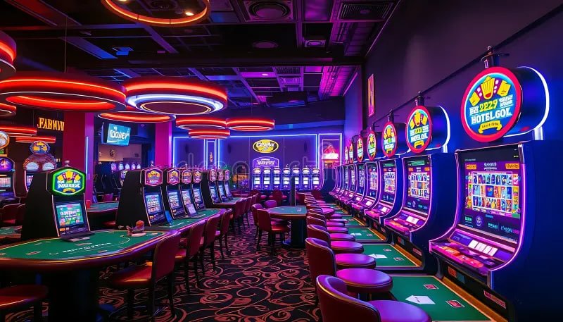 Meja Baccarat dengan dealer profesional